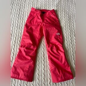 The North Face Girl’s Dry Vent EZ GROW Pink Ski Snow Pants size Large 14/16
